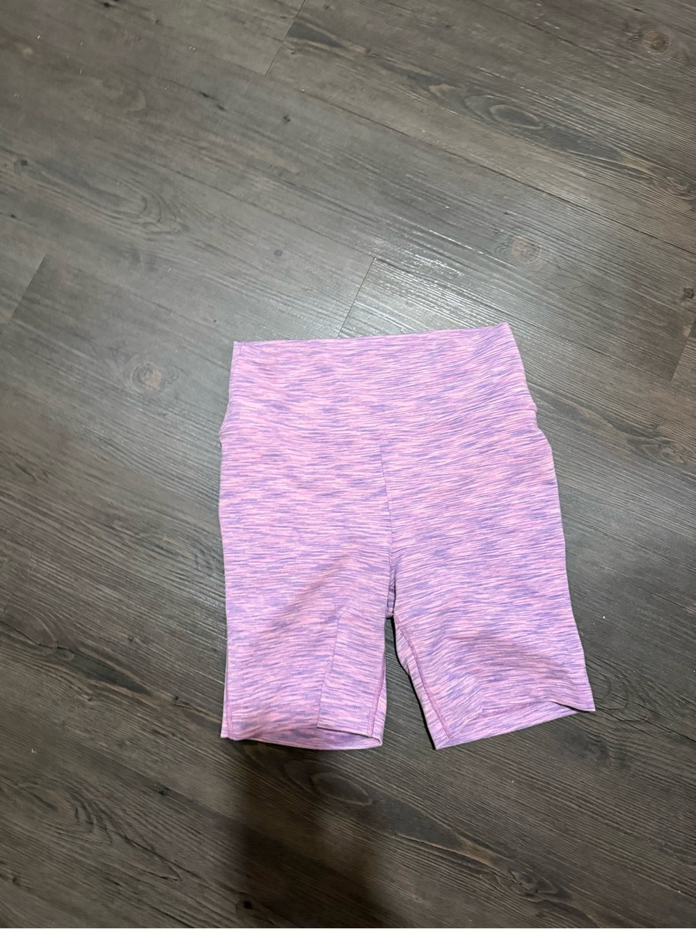 Outdoor Voices Heathered Lavender Purple Biker Shorts